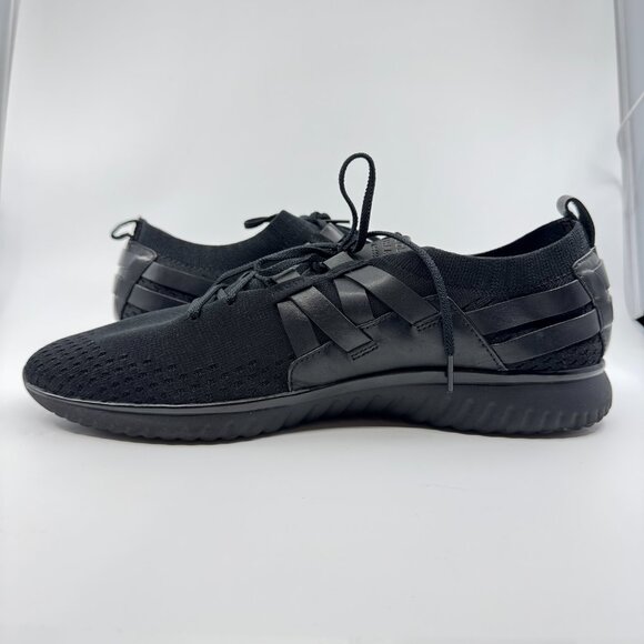 Cole Haan Grandmotion Shoes Men Size 13M Black Woven Sneakers Athletic C28528 - Picture 6 of 11